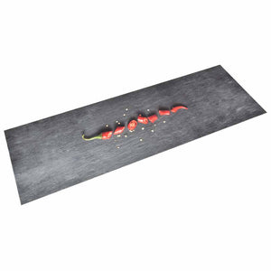 vidaXL Kitchen Floor Mat Washable Pepper 60x180 cm