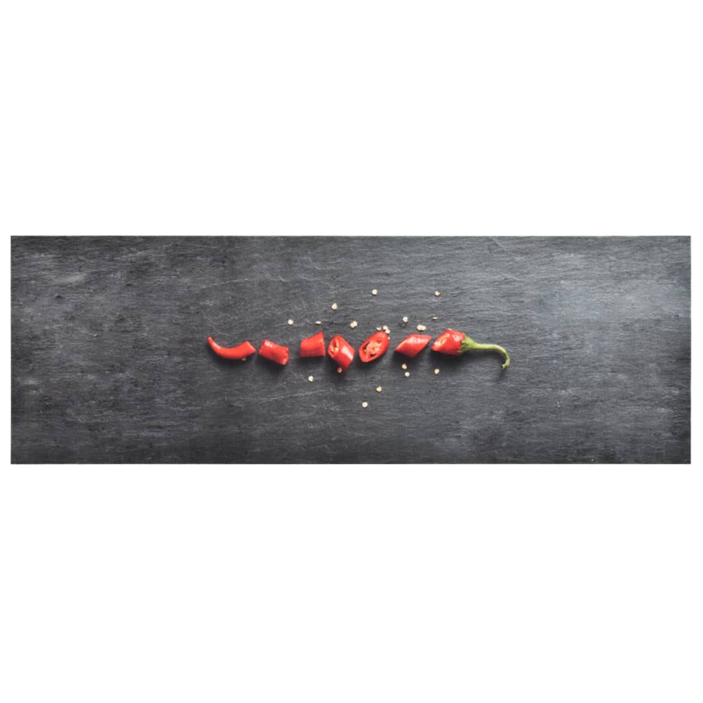 vidaXL Washable Kitchen Runner Pepperoni 60x300 cm