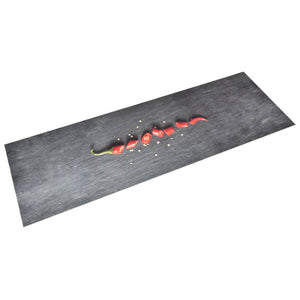 vidaXL Washable Kitchen Runner Pepperoni 60x300 cm