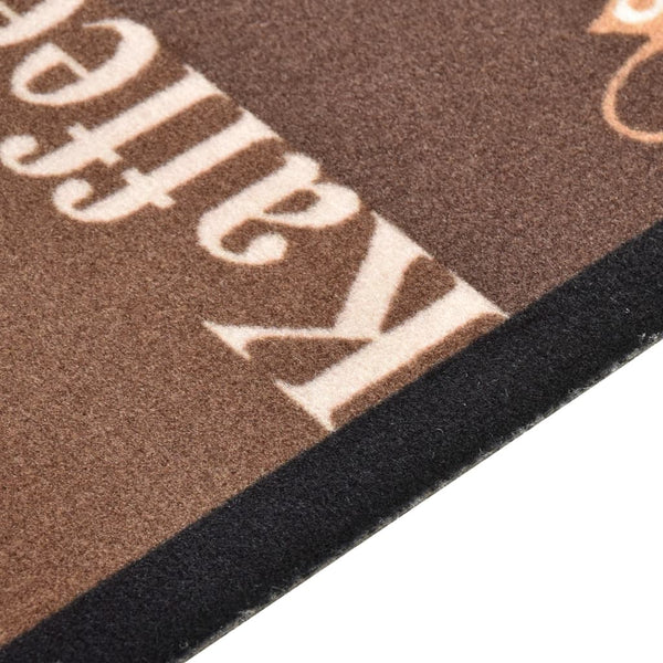 vidaXL Washable Kitchen Runner Coffee Brown 60x300 cm