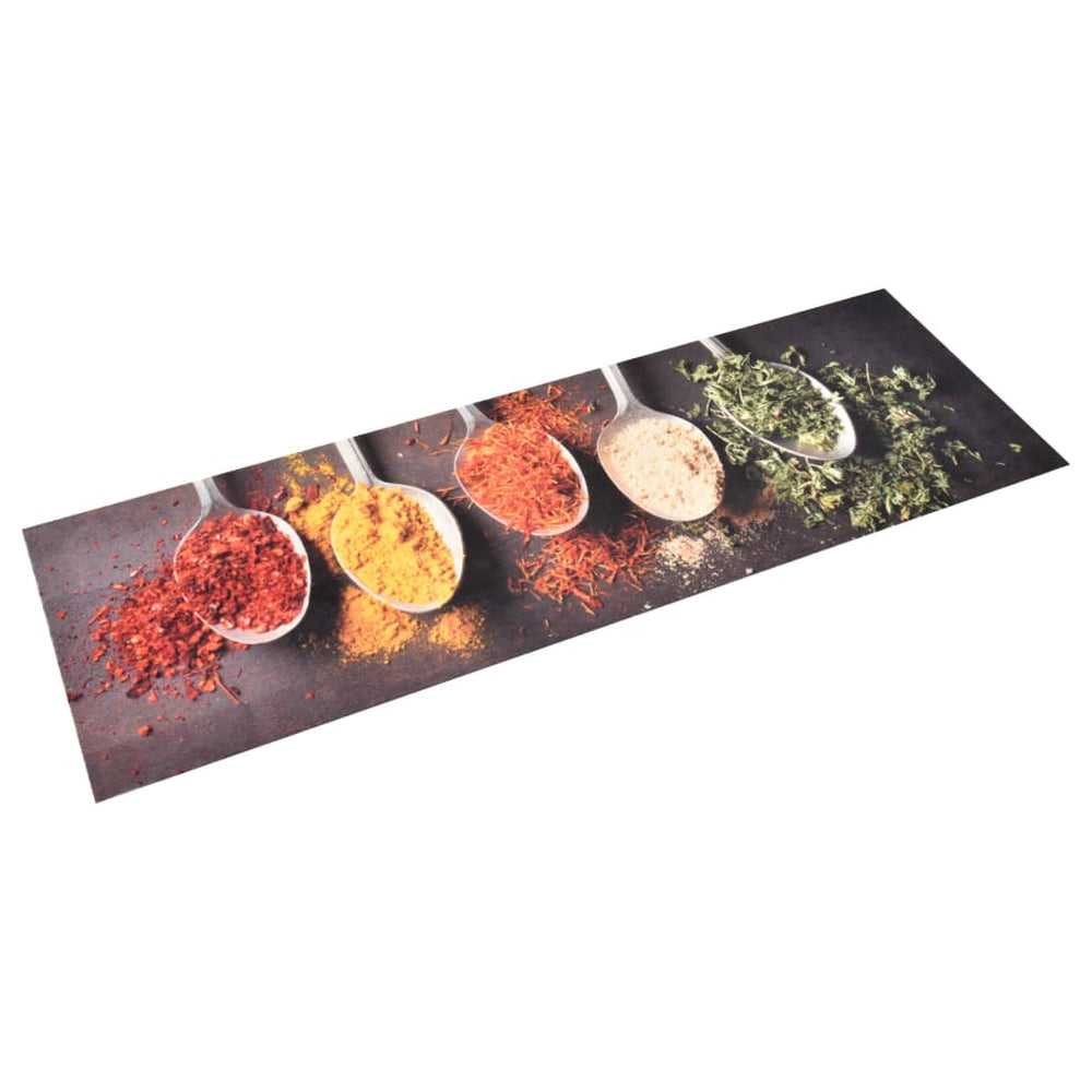 vidaXL Kitchen Runner Washable Spoons 45x150 cm
