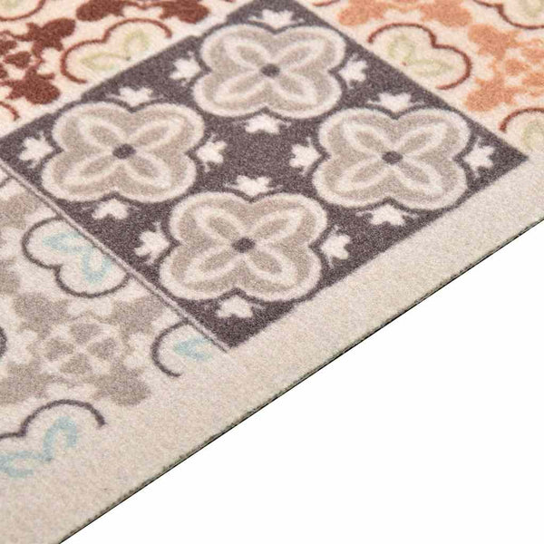 vidaXL Washable Mosaic Kitchen Runner Multicolour 60x180 cm