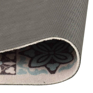 vidaXL Washable Kitchen Runner Mosaic Multicolored 60x300 cm