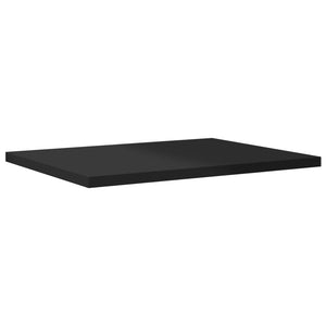 vidaXL Bookshelf Boards 4 pcs High Gloss Black 40x30x1.5 cm