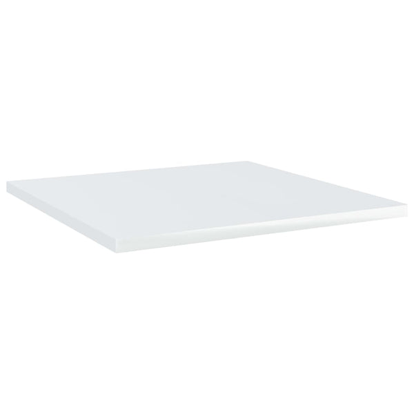 vidaXL Bookshelf Boards 4 pcs. High Gloss White 40x40x1.5 cm