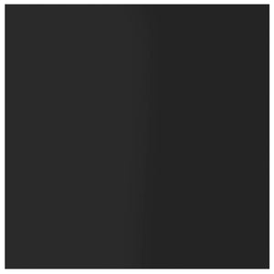 vidaXL Bookshelf Boards 8 pcs High Gloss Black 40x40x1.5 cm