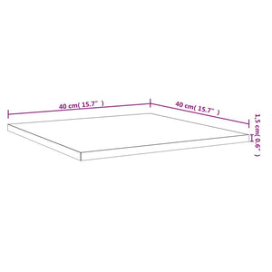 vidaXL Bookshelf Boards 8 pcs High Gloss Black 40x40x1.5 cm