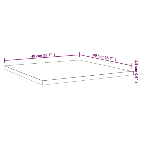 vidaXL Bookshelf Boards 8 pcs High Gloss Black 40x40x1.5 cm