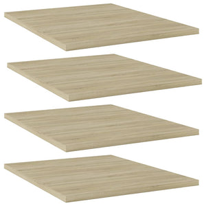 vidaXL Bookshelf Boards 4 pcs Sonoma Oak 40x50x1.5 cm