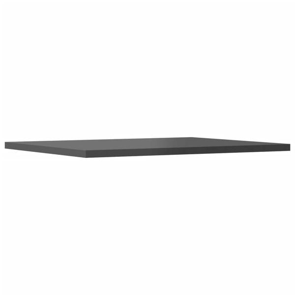 vidaXL Bookshelf Boards 4 pcs High Gloss Grey 40x50x1.5 cm
