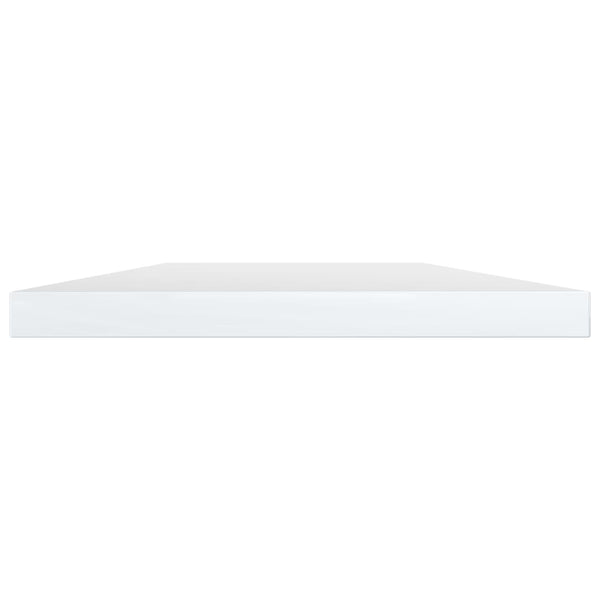 vidaXL Bookshelf Boards 4 pcs. High Gloss White 60x10x1.5 cm