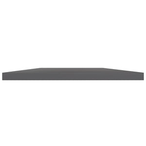 vidaXL Bookshelf Boards 4 pcs High Gloss Grey 60x20x1.5 cm