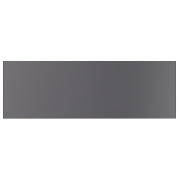 vidaXL Bookshelf Boards 4 pcs High Gloss Grey 60x20x1.5 cm