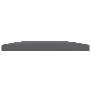 vidaXL Bookshelf Boards 4 pcs High Gloss Grey 60x30x1.5 cm