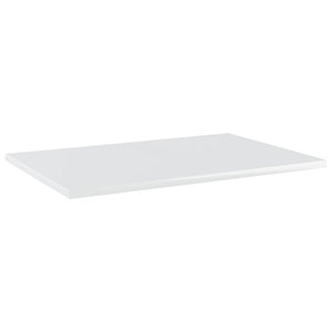 vidaXL Bookshelf shelves 4 pcs. High gloss white 60x40x1.5 cm