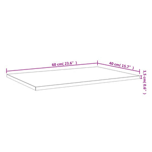 vidaXL Bookshelf Boards 4 pcs High Gloss Black 60x40x1.5 cm