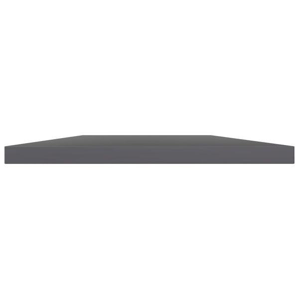 vidaXL Bookshelf Boards 8 pcs. High Gloss Grey 60x40x1.5 cm