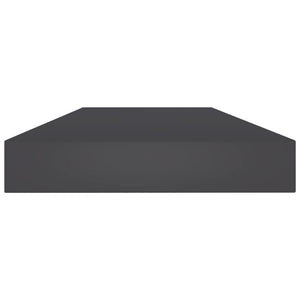 vidaXL Bookshelf Boards 8 pcs Gray 80x10x1.5 cm Engineered Wood