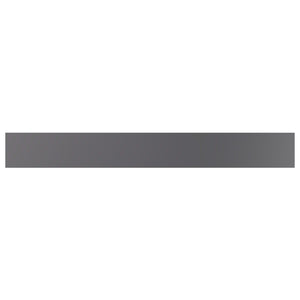 vidaXL Bookshelf Boards 8 pcs. High Gloss Grey 80x10x1.5 cm