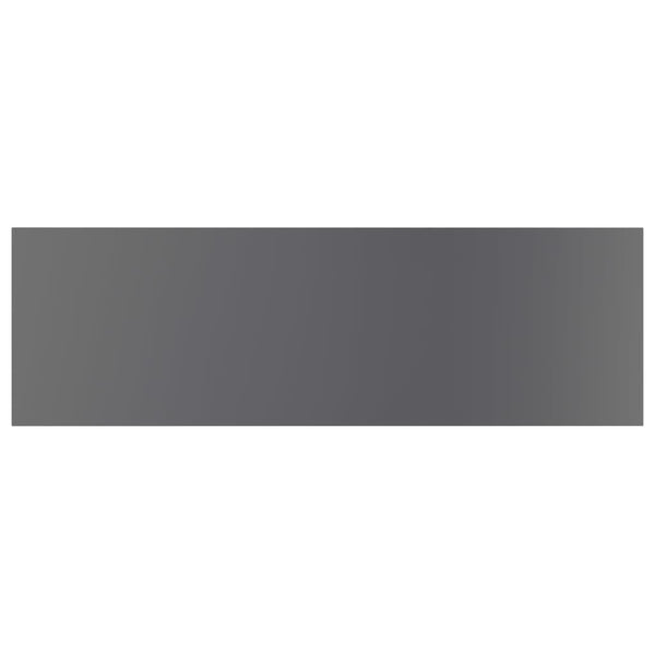 vidaXL Bookshelf Boards 4 pcs High Gloss Grey 80x20x1.5 cm