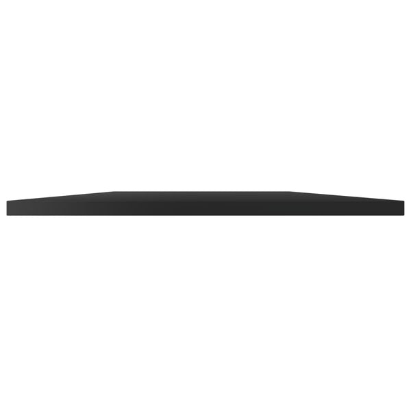 vidaXL Bookshelf Boards 4 pcs High Gloss Black 80x40x1.5 cm