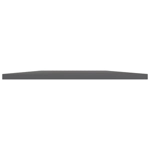vidaXL Bookshelf Boards 8 pcs High Gloss Grey 80x40x1.5 cm