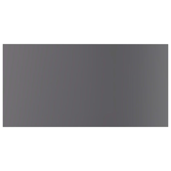 vidaXL Bookshelf Boards 8 pcs High Gloss Grey 80x40x1.5 cm