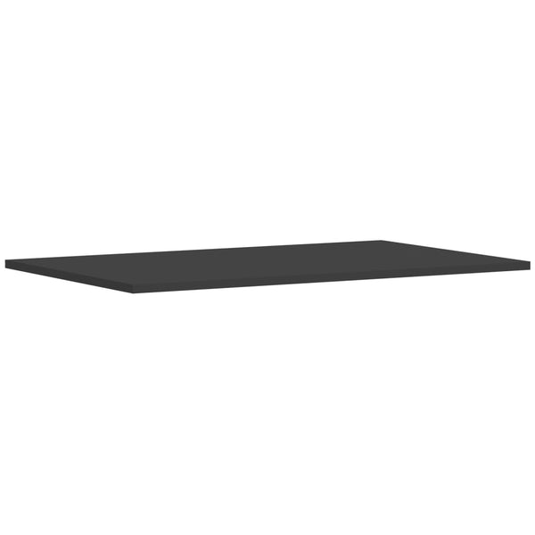 vidaXL Bookshelf Boards 4 pcs Grey 80x50x1.5 cm Engineered Wood