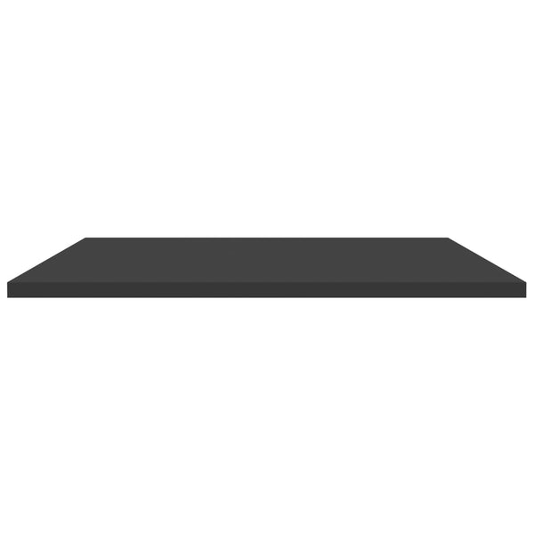 vidaXL Bookshelf Boards 4 pcs Grey 80x50x1.5 cm Engineered Wood