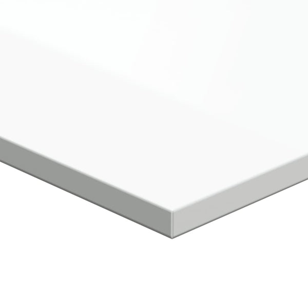 vidaXL Bookshelf Boards 8 pcs. High Gloss White 80x50x1.5 cm