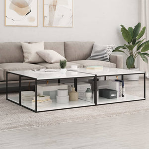 vidaXL Bookshelf Boards 8 pcs. High Gloss White 80x50x1.5 cm