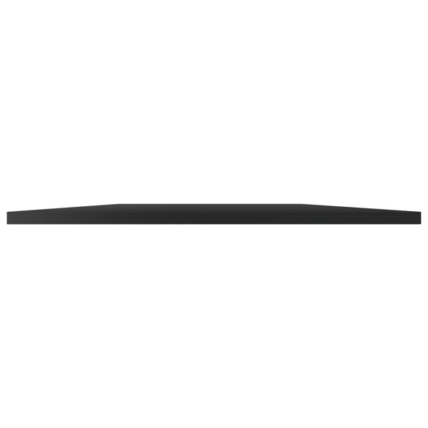 vidaXL Bookshelf Boards 8 pcs High Gloss Black 80x50x1.5 cm