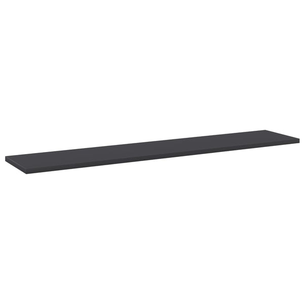 vidaXL Bookshelf Boards 4 pcs Grey 100x20x1.5 cm Engineered Wood
