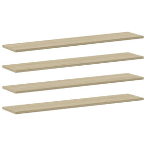 vidaXL Bookshelf Boards 8 pcs Sonoma Oak 100x20x1.5 cm