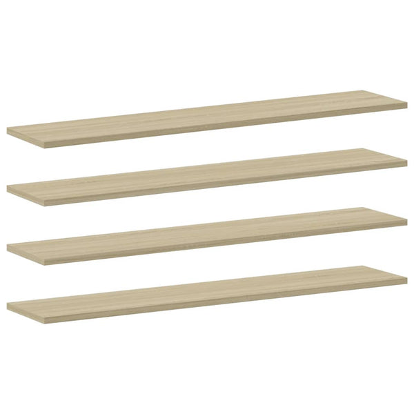 vidaXL Bookshelf Boards 8 pcs Sonoma Oak 100x20x1.5 cm