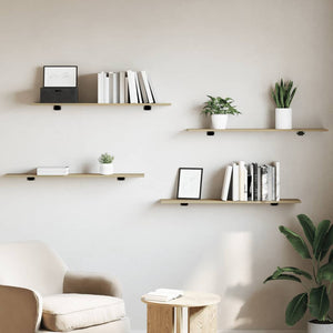 vidaXL Bookshelf Boards 8 pcs Sonoma Oak 100x20x1.5 cm