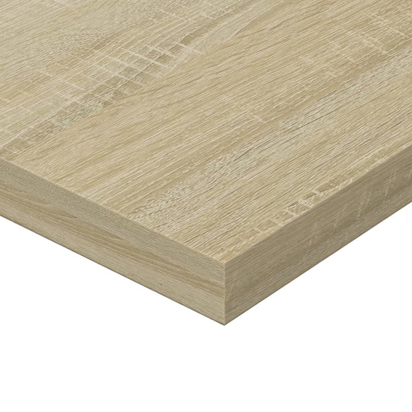 vidaXL Bookshelf Boards 8 pcs Sonoma Oak 100x20x1.5 cm