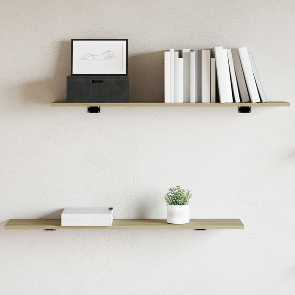 vidaXL Bookshelf Boards 8 pcs Sonoma Oak 100x20x1.5 cm