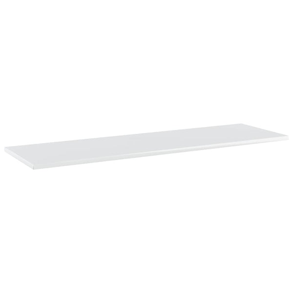 Regalbretter Hochglanz Weiß 100x30 cm, 8er Set