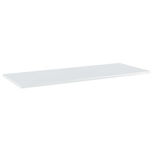 Regalbretter Hochglanz Weiß 100x40 cm, 4er-Set