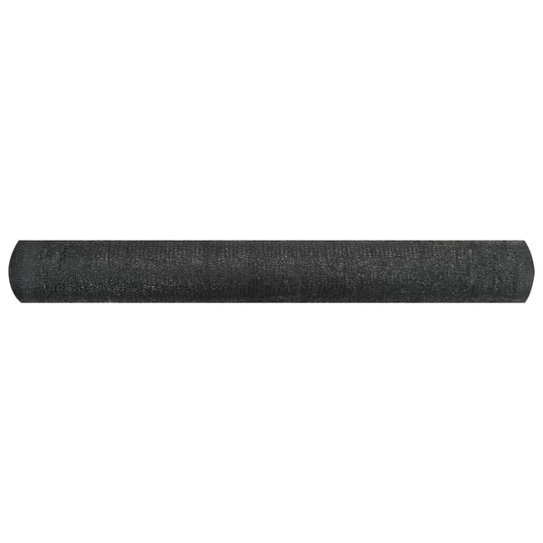 vidaXL Fence Privacy Screen Black 2x10 m HDPE 195 g/m²