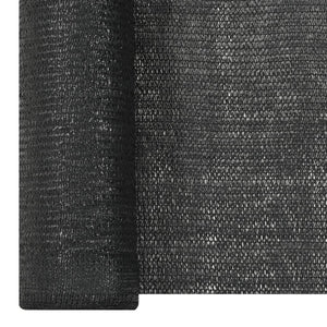 vidaXL Fence Privacy Screen Black 2x10 m HDPE 195 g/m²