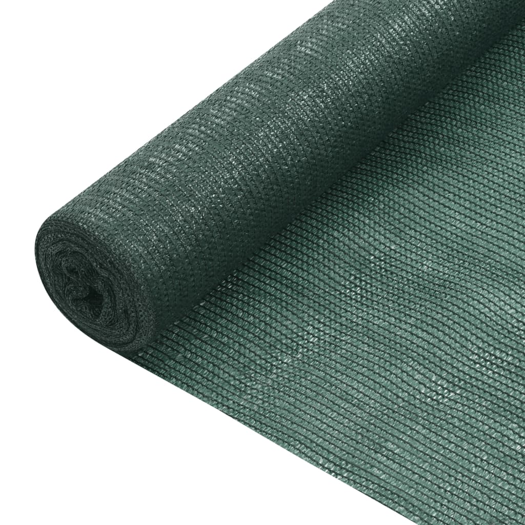 vidaXL Balcony Screen Green 1x25 m HDPE 75 g/m²