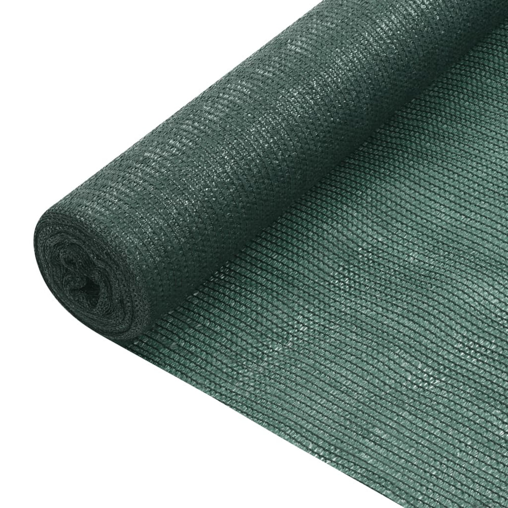 vidaXL Fence Screen Green 1.5x25 m HDPE 75 g/m²