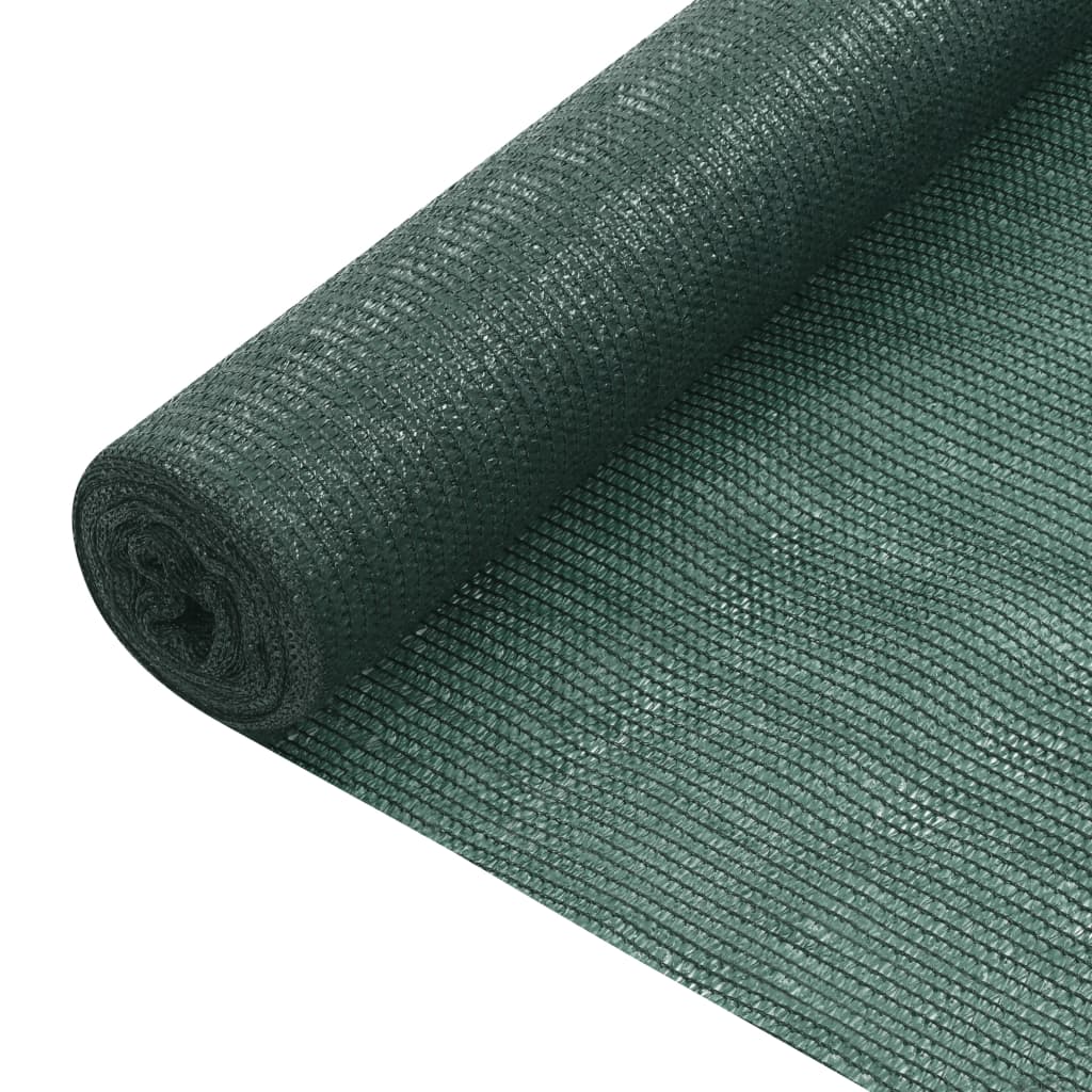 vidaXL Fence Screen Green 1.5x25 m HDPE 75 g/m²