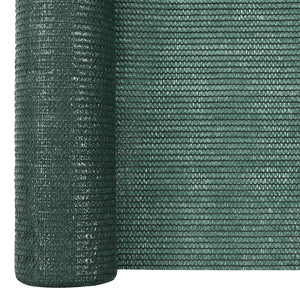 vidaXL Green Fence Screen 3.6x50 m HDPE 75 g/m²
