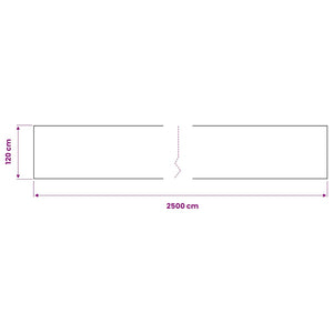 vidaXL Garden Fence Screen Green 1.2x25 m HDPE 150 g/m²