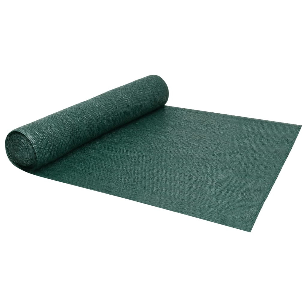 vidaXL Fence Screen Green 1.5x50 m HDPE 150 g/m²