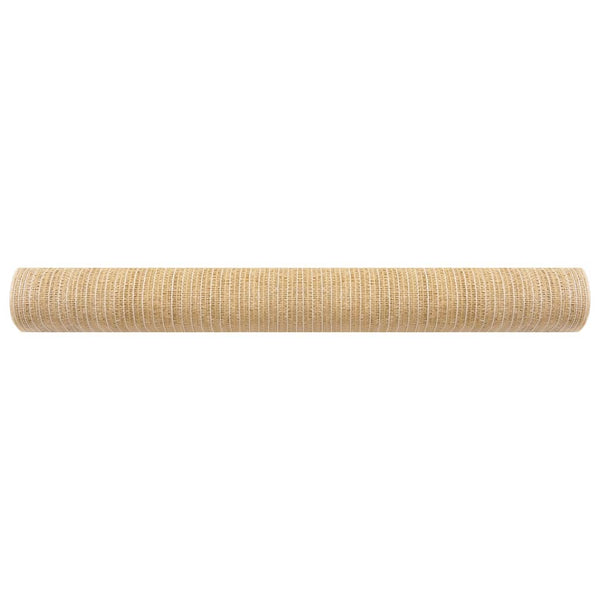 vidaXL Beige Fence Screen 2x25 m HDPE 75 g/m²