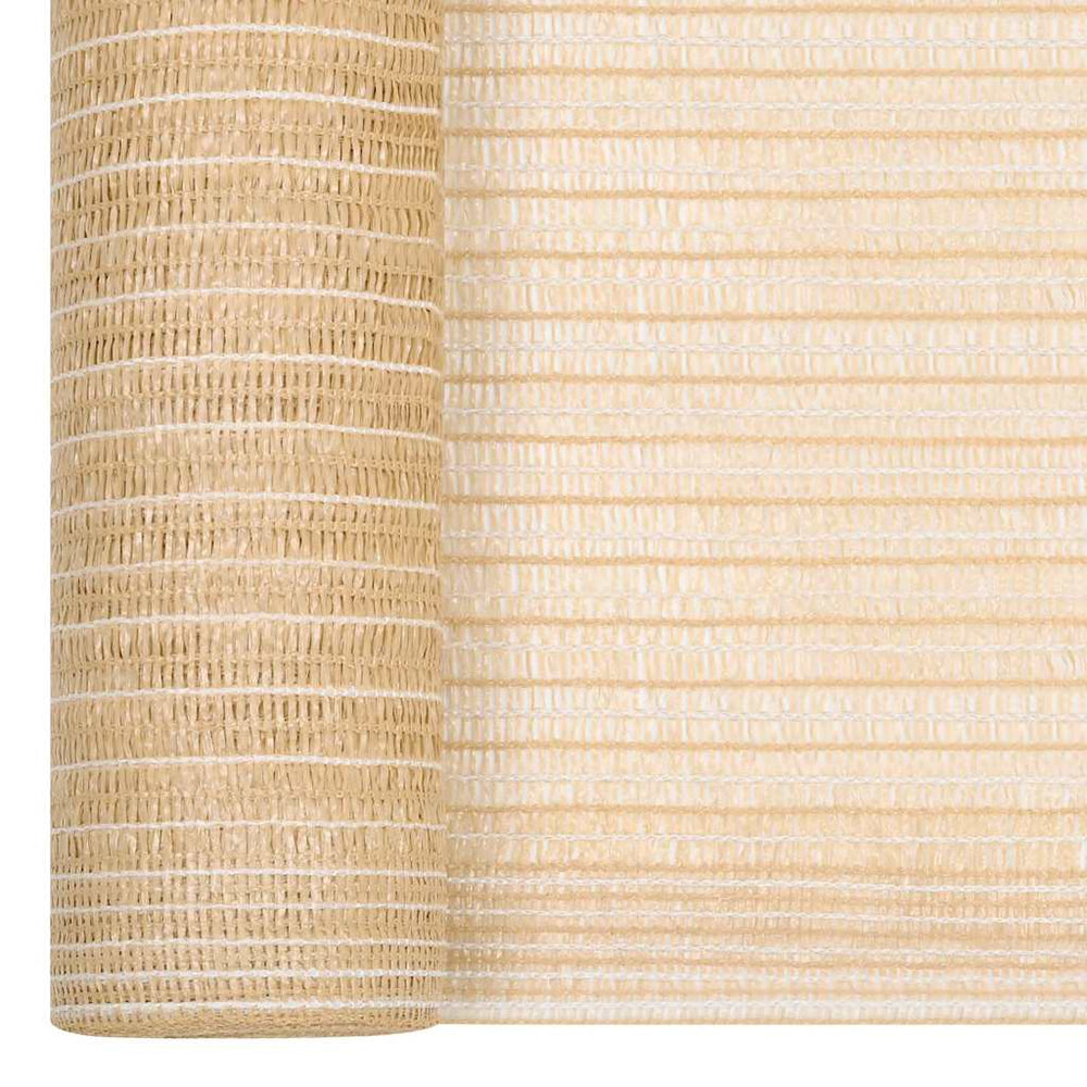 vidaXL Privacy Screen Beige 1x10 m HDPE 195 g/m²